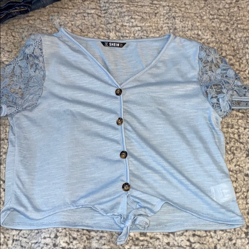 SHEIN crop tshirt